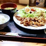 Kominka Kafe Nagomi Tei - 生姜焼き定食