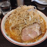 Masuda ya - 味噌らーめん、もやしトッピング（白胡麻いっぱい）