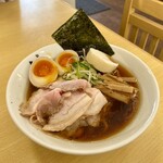 麺屋 しん蔵 - 田舎の醤油チャーシュー麺 1200円  味付玉子 100円