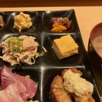 かっぽう庵 江上 - 牡蠣＆サツマイモのフライに自家製タルタルソース♪