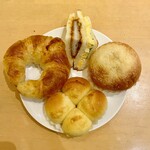 ブーランジェリ･エ･カフェ　オブジェ - クロワッサン♡カツサンド♡エクレアカスタードのパン♡甘いちぎりパン♡