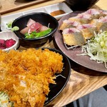小田原漁港 さじるし食堂 - アジフライ