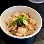 中華蕎麦 ごとう - 肉めし(塩)