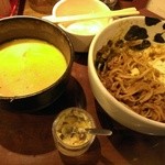 ばっこ志 - 牛つけ麺-ニンニク投下(2014/1)