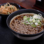 みさわ - かけそば＠税込340円、かきあげ天＠税込160円