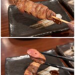 Wa in Ya - ◯白肝¥200
                      …從串上取下來的時候呈現美麗的粉紅色，火候掌握得恰到好處♡(*´Д｀*)
                      入口即化，甜美可口♡果然是招牌菜♪(  ´艸`)