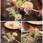 Wa in Ya - ◯白肝蔥鹽200日圓
                      …這道菜的火候掌握得恰到好處♡(≧∀≦)
                      蔥鹽的味道剛剛好…
                      比起白肝我更喜歡這道♡(๑˃̵ᴗ˂̵)