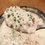 Wine restaurant The Attachment - 〆のトリュフチーズリゾット　¥660-