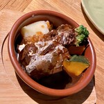 ニューグレンジ - 牛ホホ肉のギネス煮込み。お肉がホロホロで美味しい！