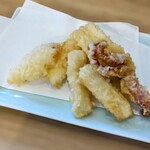 江戸そば マルノ - ヤリイカ天ぷら