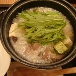 茶鍋cafe saryo - ハリハリ茶鍋～玉露バターのせ～