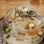 MID cafe - テラリウム・シマエナガ・パフェ