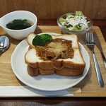 キッチン ブルー グローブ - ブレッドカップ IN ハッシュドビーフ