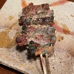 Sumibi Yakitori Yakikura - 季節の肉巻き、明日葉の肉巻き