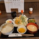 くいしんぼや しん - 天ぷら上定食　1450円税込