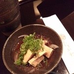 鮨 ひろかわ - とある日の付きだし…あん肝