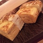 鮨 ひろかわ - 黄色い卵と、白い卵の玉