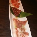 黒毛和牛焼肉酒楽庵 ひよし - 飲み放題付きのコースのお肉例