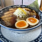 Menya Shirakawa - 醤油  チャーシュー、煮卵トッピング