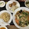 本格中華料理　吉祥楼 - あんかけ焼きそば定食　何故かチャーハン付き