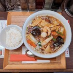 新潟三宝亭 - 五目うま煮麺（15時まで半ライスサービス） 960円