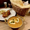 スマイルカレー - キーマエッグ＆ナン＆タンドリーチキン