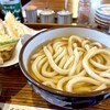 野の香 - 天ぷらとうどんのセット
 （かけ・ちく玉天、¥1,250税込）