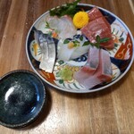 Kanazawa Sakaba Kusemono - 鮮魚お刺身5点盛り