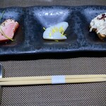 日本酒・創作・肉料理 一献風月 - おつまみ三種セット