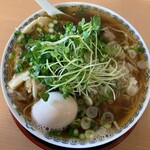 じげん - さば節ラーメン(醤油)＋味玉