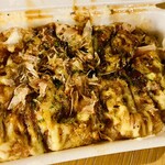 じゃんぼ総本店 - たこ焼き6個（1個おまけ）350円