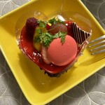 ラ・クロシェット - フランボワーズのケーキ