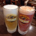 Shimon'Ya - 生ビール&レッドアイで乾杯！