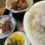 中国料理 頤和園 - ホタルイカ、肉団子など