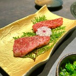 西中州焼肉 きらく - サーロインと肩三角