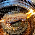 Yakiniku Kingu - イベリコ豚のスパイス焼き〜ほりにしスパイス〜調理中