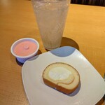 Yakiniku Kingu - プレミアムロールケーキとプレミアムシャーベットとレモンスカッシュ