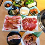 Yakiniku Kingu - 1回目の定食