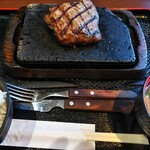 感動の肉と米 - ロースステーキセット￥1000