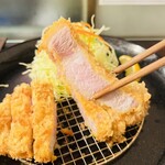 あげづき - 南の島豚特上ロースかつ　3,480円　定食＋400円