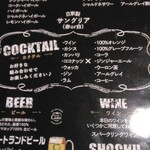 PASTERIA EKISS - 飲み放題は食べログクーポンで1200円でした(季節限定ぽい)