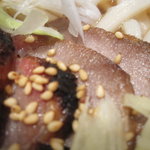 むさしの エン座 - 焼豚うどんのアップ