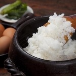 かふぇー不思議や - 炊きたてほかほか！　昔懐かしい土鍋でじっくり炊き上げたご飯