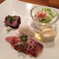 知喜多亭 和 - 清龍のコース前菜