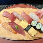 しほう田 - にぎり鮨ランチ … ¥1,300円（税込）