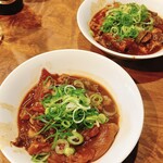 Henkotsu - サルベージ(底)と筋(ｽｼﾞ)肉の盛り合わせ
