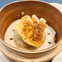 蟹王府 - 点心（餅米入り蟹焼売）