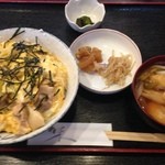 のもくお - 日替丼ときつねうどんセット  親子丼でした