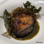 プチレストラン ブーケ・ド・フランス - 天然ものの立派な鮑