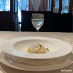 プチレストラン ブーケ・ド・フランス - 黒龍 九頭龍とトゲクリ蟹とカニのフランを蟹のジュとともに